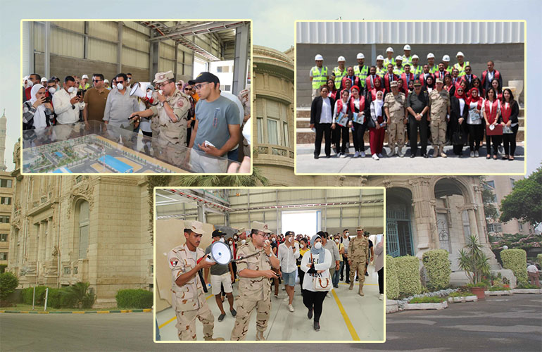 30 students from Ain Shams University on an extended visit to Galala Marine Plateau