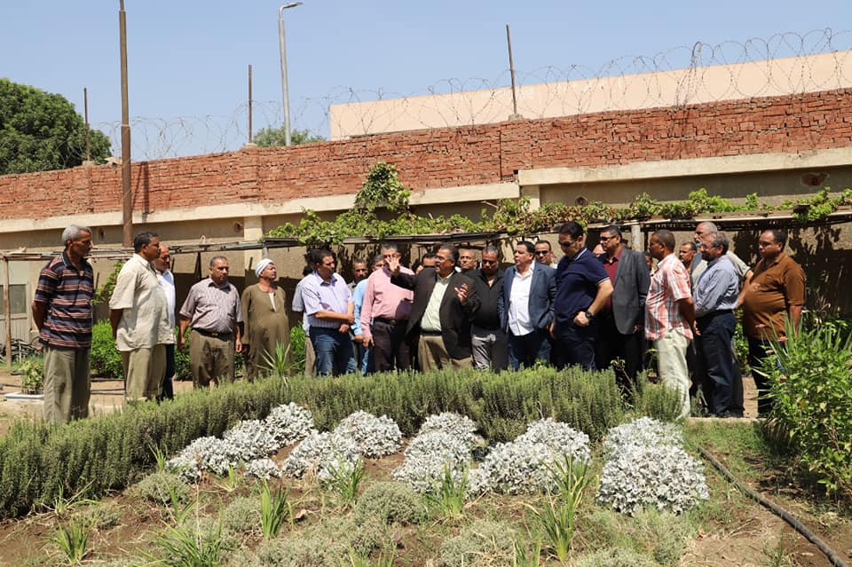 Vice President for Education and Student Affairs inspects the development work in the University City