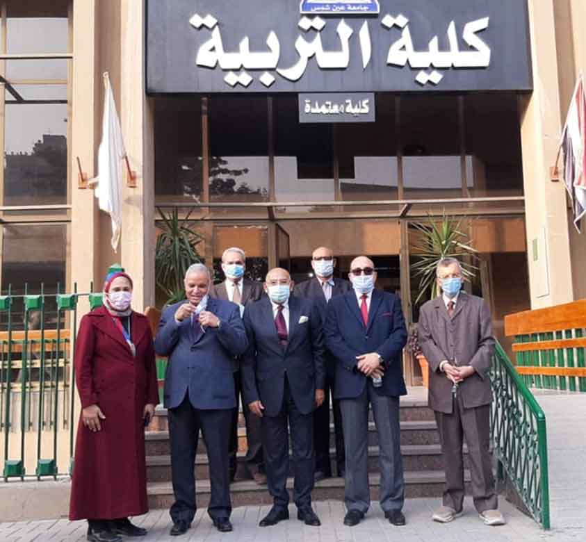 An inspection tour of the Faculty of Education to develop it within the framework of the comprehensive plan for developing the university