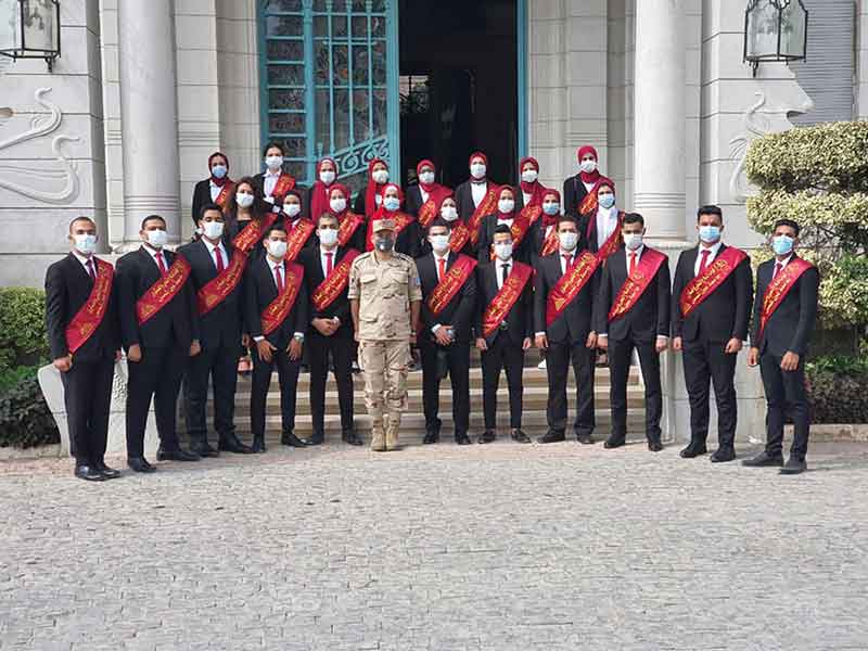 Ain Shams University students on field visits to military museums