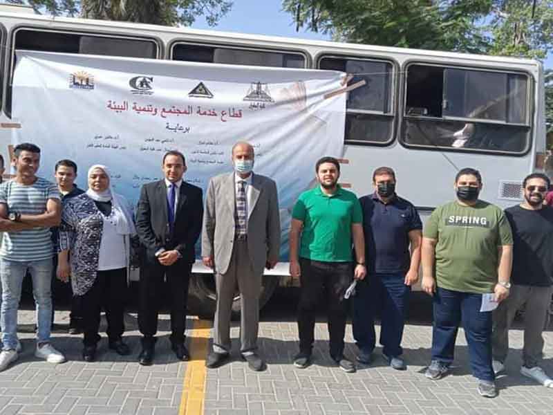 The Faculty of Law launches a convoy to eradicate illiteracy in the Amiriya district in Cairo