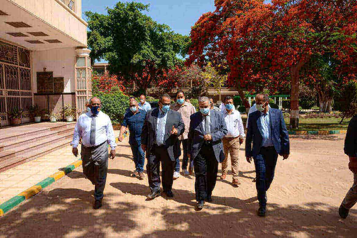 Vice President for Education and Student Affairs inspects the examination work at the Faculty of Agriculture, Ain Shams University