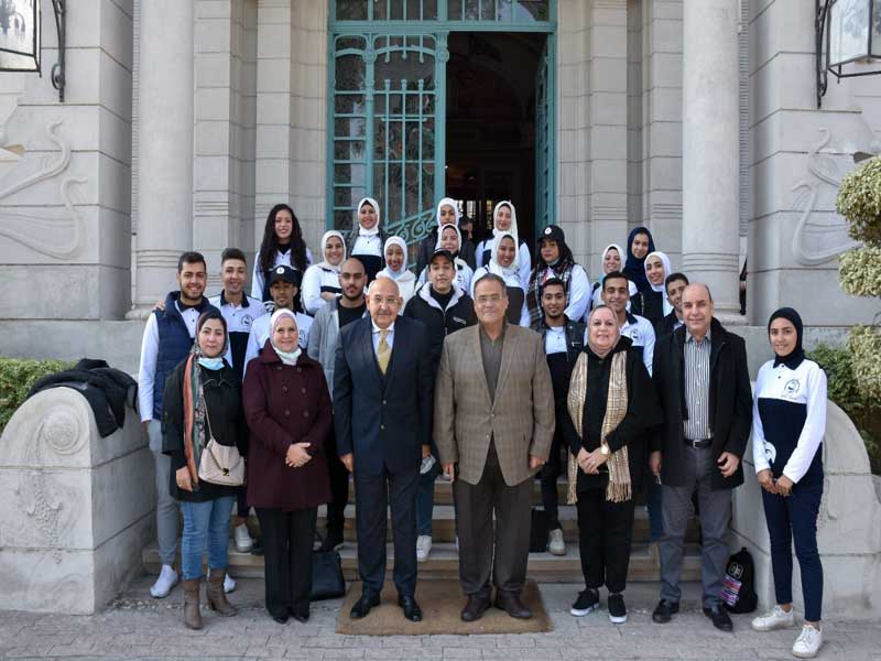 The Community Service and Environmental Development Sector at Ain Shams University and for Egypt family draw a smile on the faces of the Demerdash children