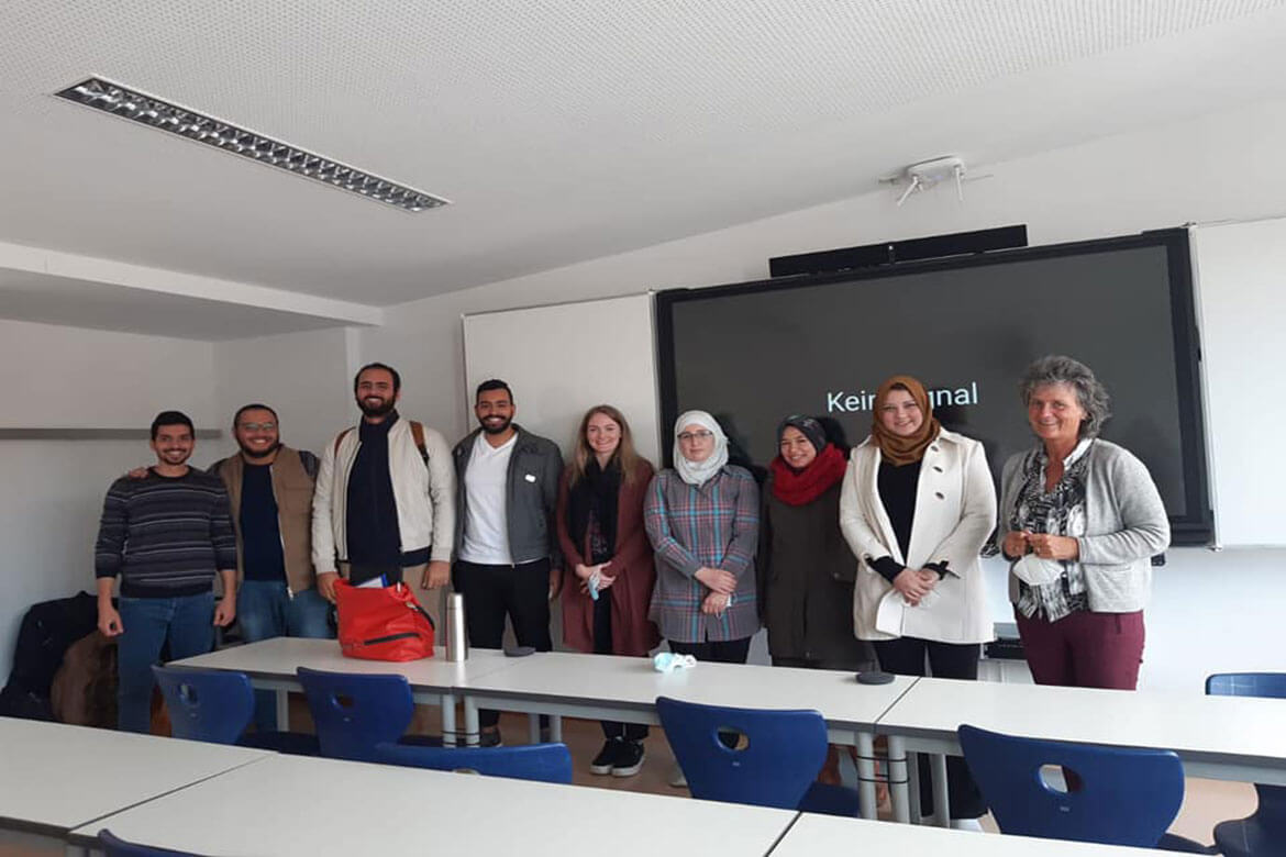 The arrival of the 5th batch of Egyptian-German joint master's program students to the German Leipzig University