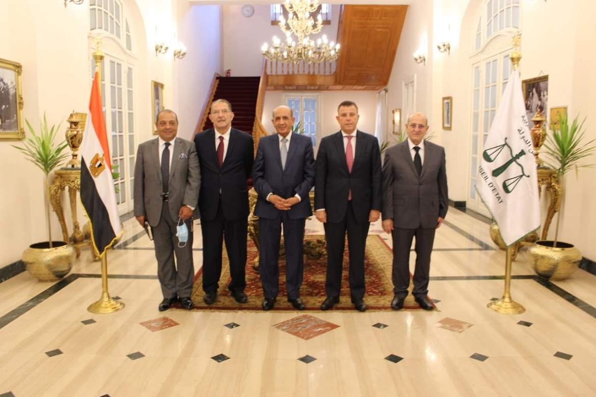 The University President visits the Council of State