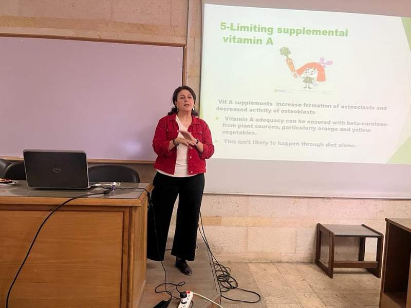 Nutrition and osteoporosis… The first seminar of the cultural season of the Faculty of Pharmacy in the new academic year