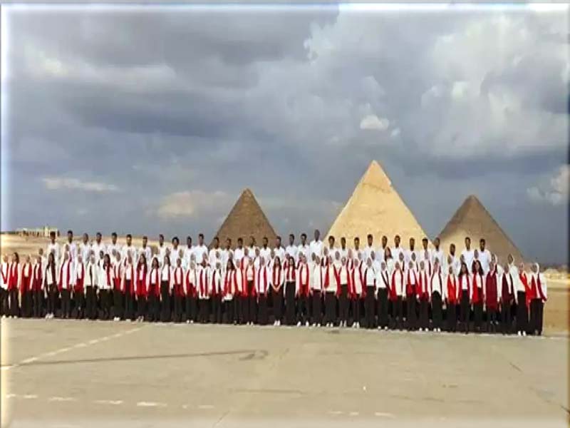 Distinguished Chinese media coverage of Rouh Al-Sharq Choir's participation in the opening of Beijing Olympics