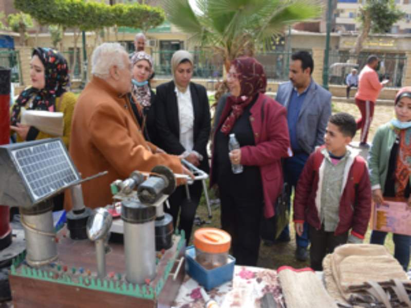 A great turnout from the people of Maryam tree area in Matariya district, for the comprehensive awareness convoy of Ain Shams University