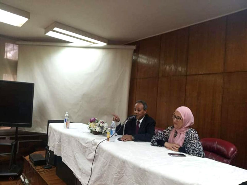 A seminar entitled "Highlighting the Right Thought and Confronting Extremist Ideology" at the Faculty of Girls