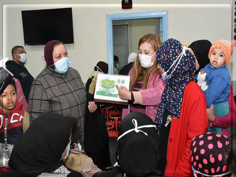 The launch of the comprehensive development convoy of Ain Shams University in (Ahalina) district, Al-Salam neighborhood