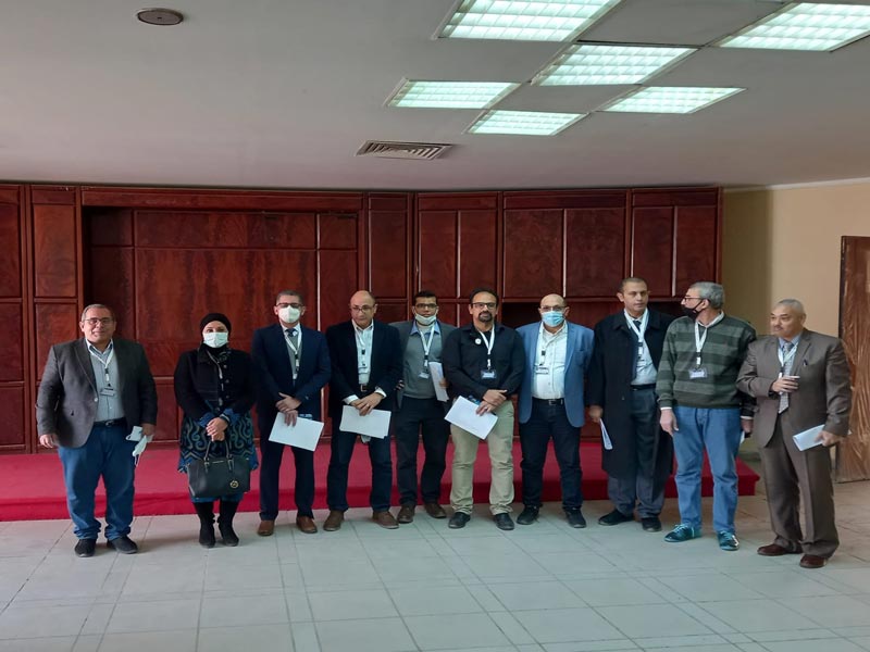 The participation of Ain Shams University professors in the jury of the ESEF Science and Engineering Competition