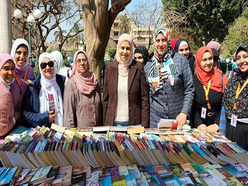 Your old book...my new book...a book fair at the Faculty of Girls