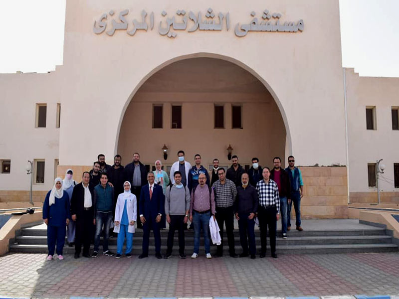 The start of the comprehensive development convoy works of Ain Shams University to serve the cities of Shalateen, Halayeb and Abu Ramad in the Red Sea