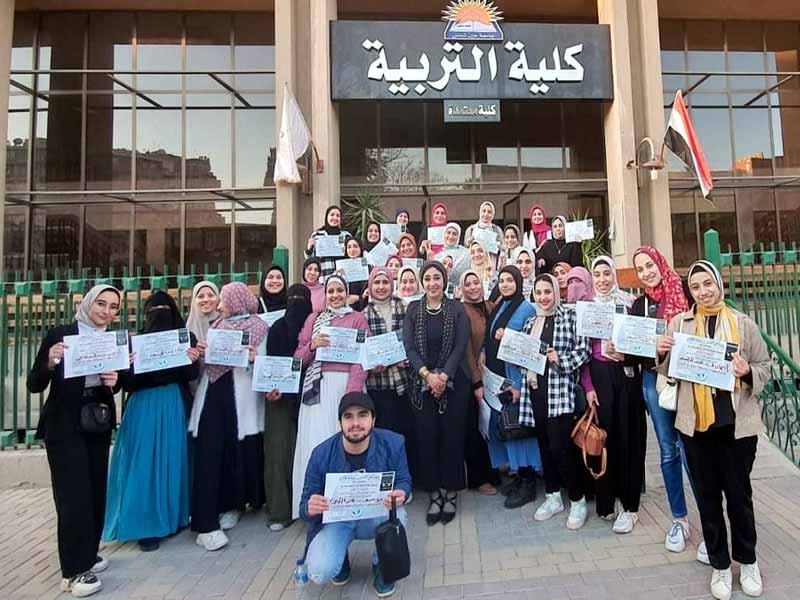 The Adult Education Center concludes training 2,200 students to qualify them to work in literacy in cooperation with the Literacy Unit at the Faculty of Education