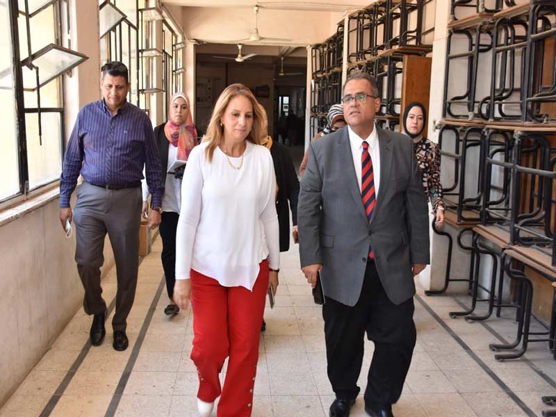 The Vice President for Education and Students visits the coordination laboratories at the Faculty of Arts and the coordination laboratory for people with special abilities