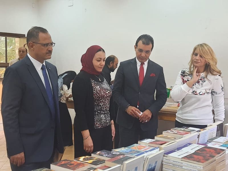 The Faculty of Arts holds a book exhibition in cooperation with the Anglo-Egyptian Library